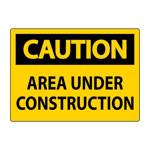 Construction Theme Area Under Construction Transparent Sticker
